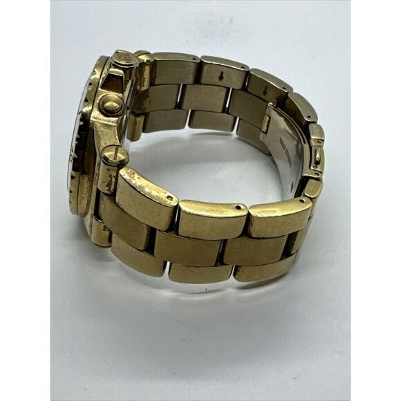 Michael Kors MK5313 Unisex Gold Stainless Steel Analog Dial Quartz Watch JNA788 - Picture 7 of 11